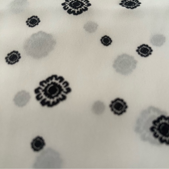 Loft - Polka Dot Sleeveless Top - White and Black - Picture 2 of 5